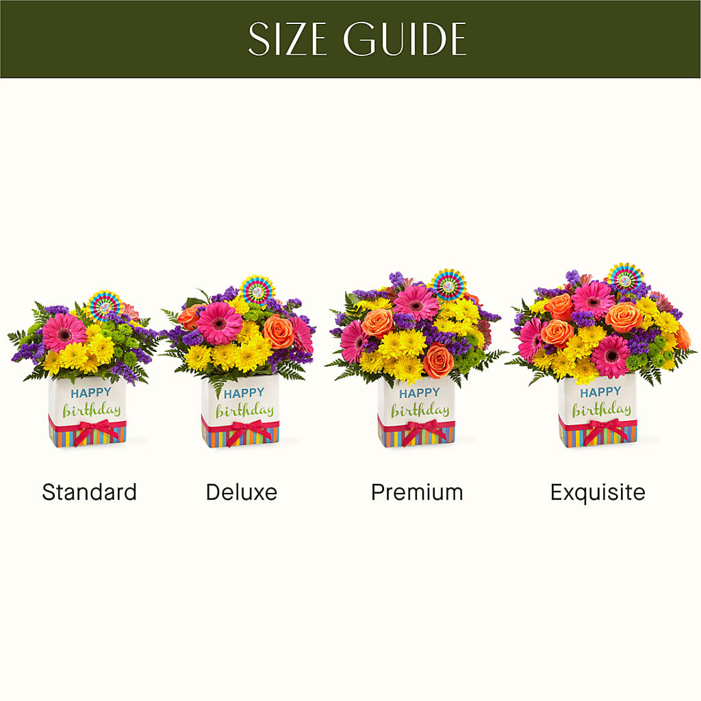 Birthday Brights Bouquet – A Miracle Florist, Oxnard CA