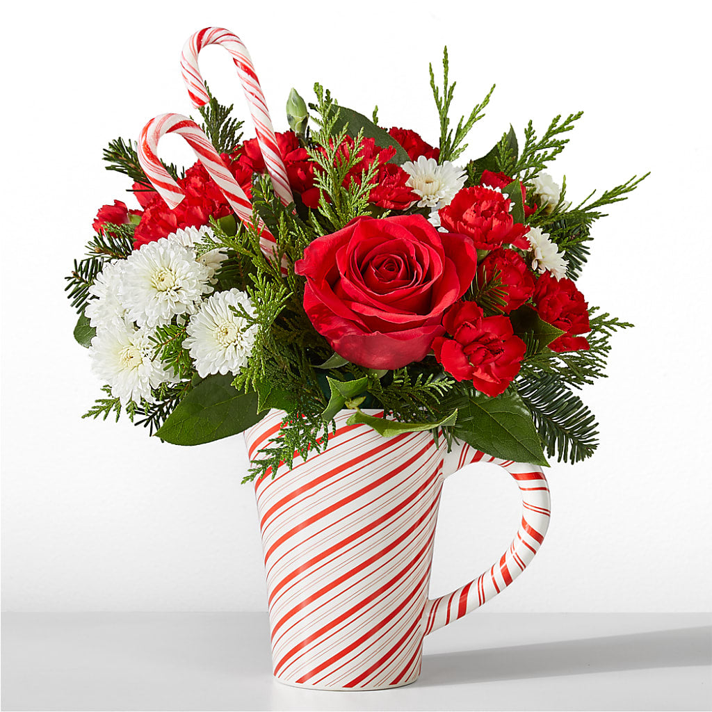 Peppermint Swirl Mug – A Miracle Florist, Oxnard CA