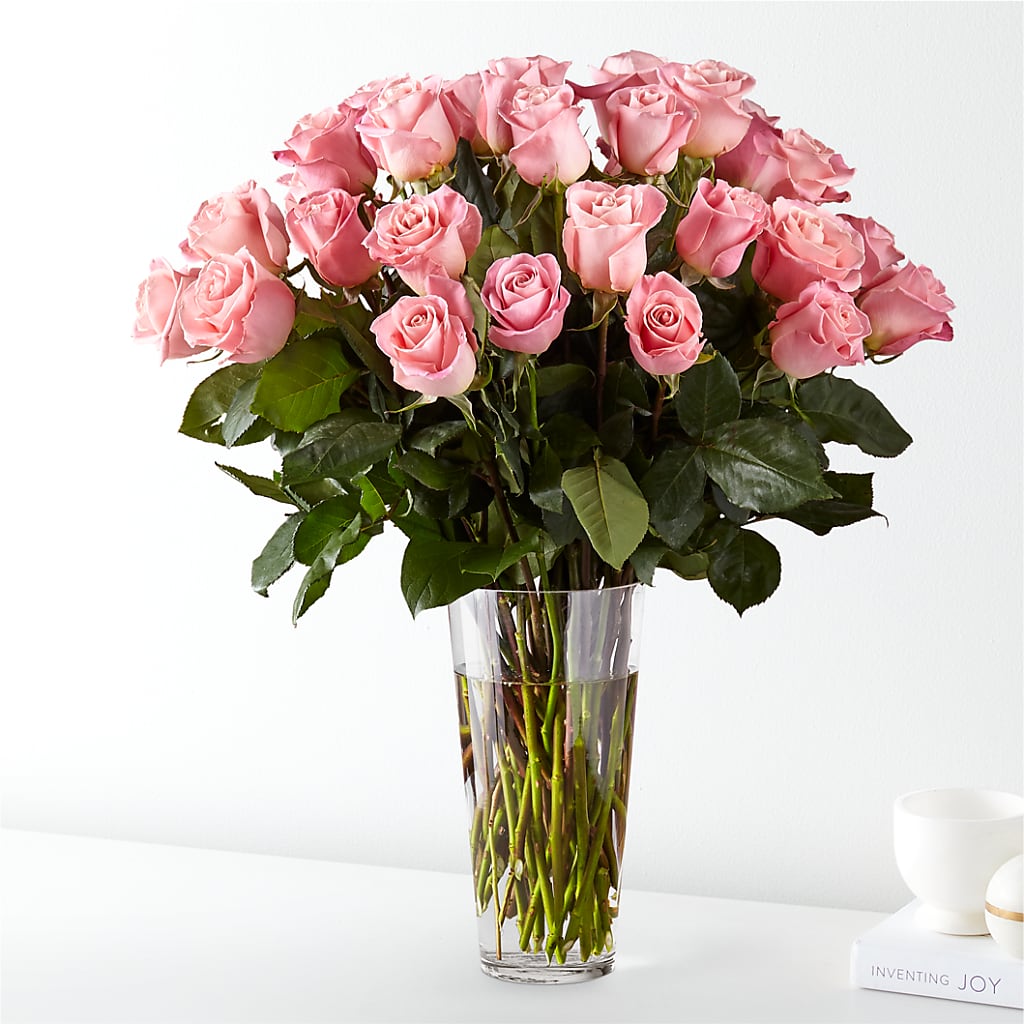Long Stem Pink Rose Bouquet – A Miracle Florist, Oxnard CA