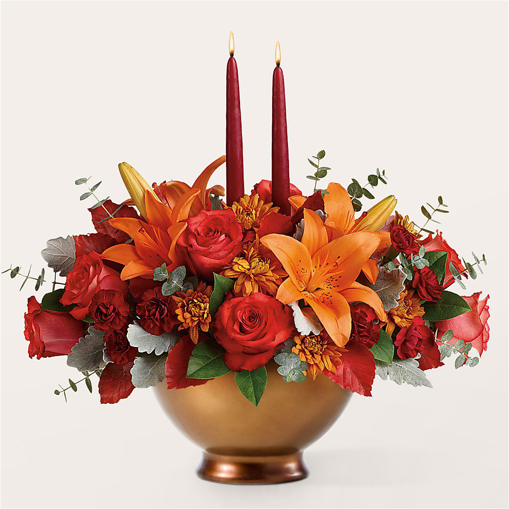 Fruits of Fall Centerpiece – A Miracle Florist, Oxnard CA