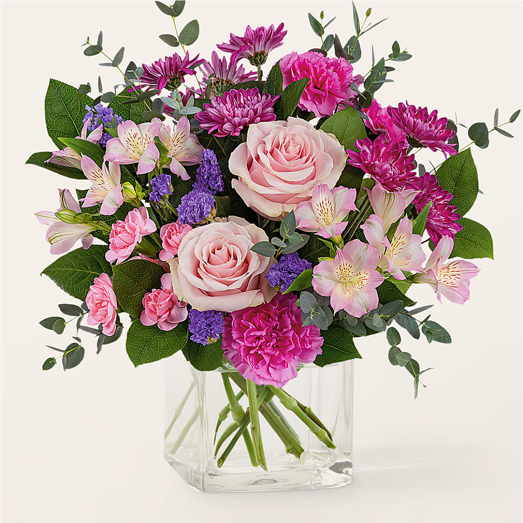 Rosy Radiance Bouquet – A Miracle Florist, Oxnard CA