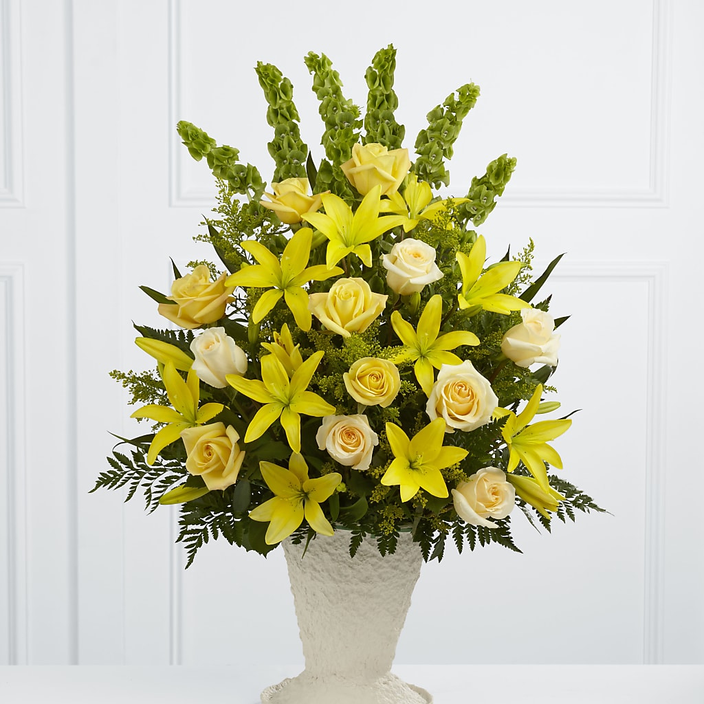 Golden Memories Arrangement – A Miracle Florist, Oxnard CA