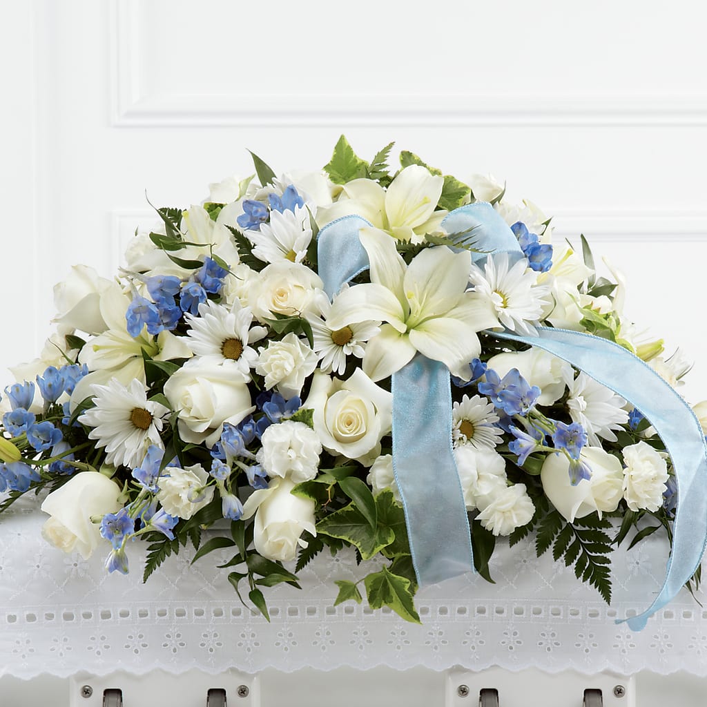 Tender Treasure Casket Spray – A Miracle Florist, Oxnard CA