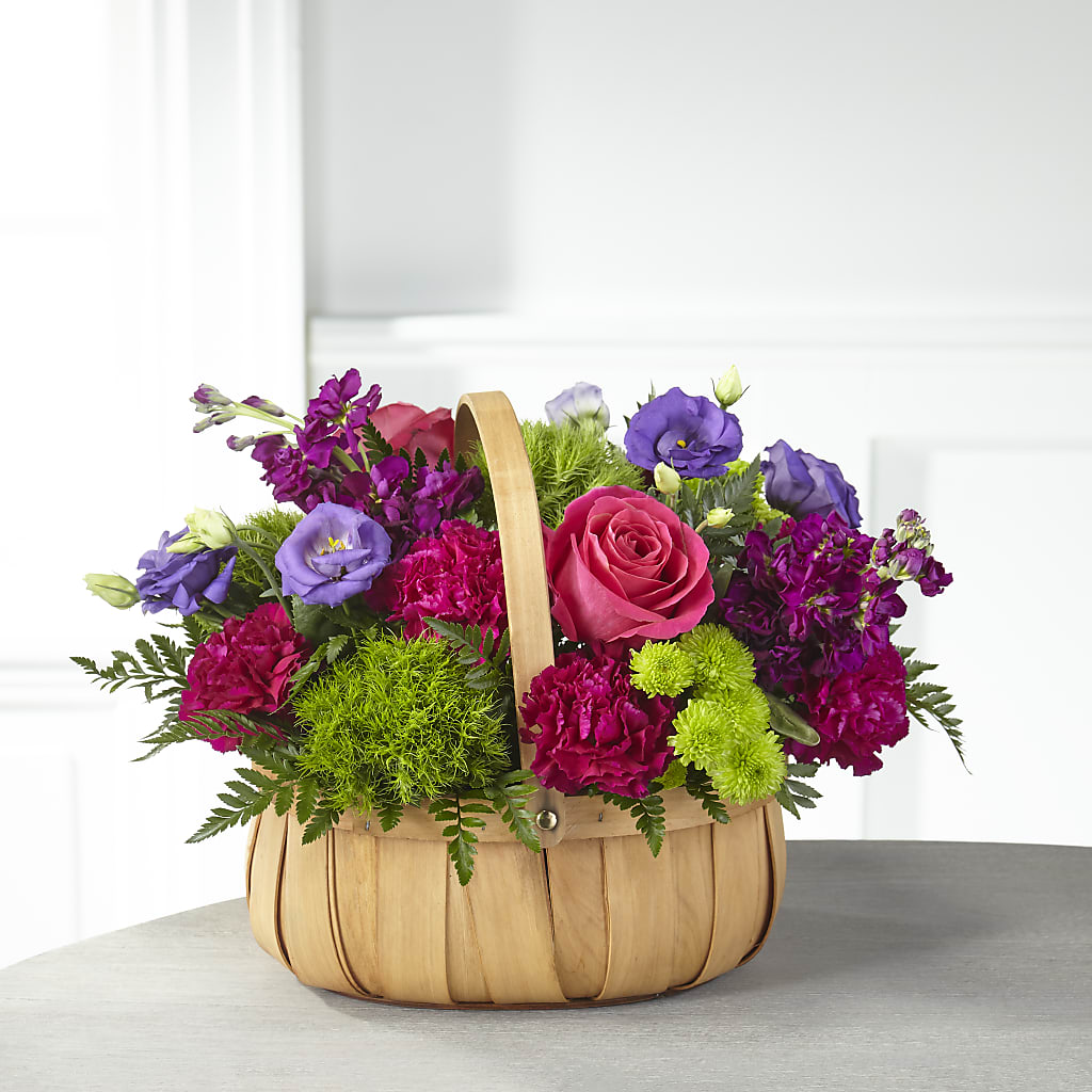Serene Sanctuary Basket – A Miracle Florist, Oxnard CA