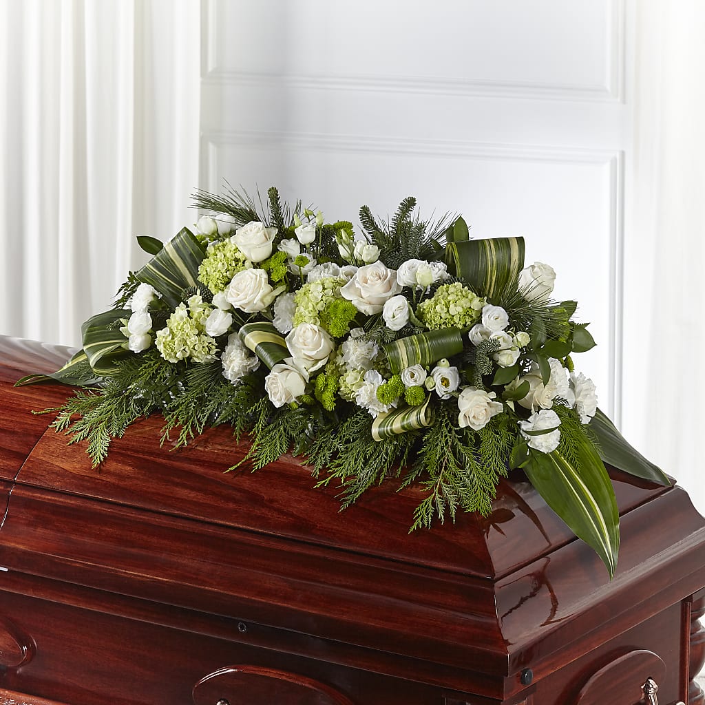 Hopeful Gesture Casket Spray – A Miracle Florist, Oxnard CA