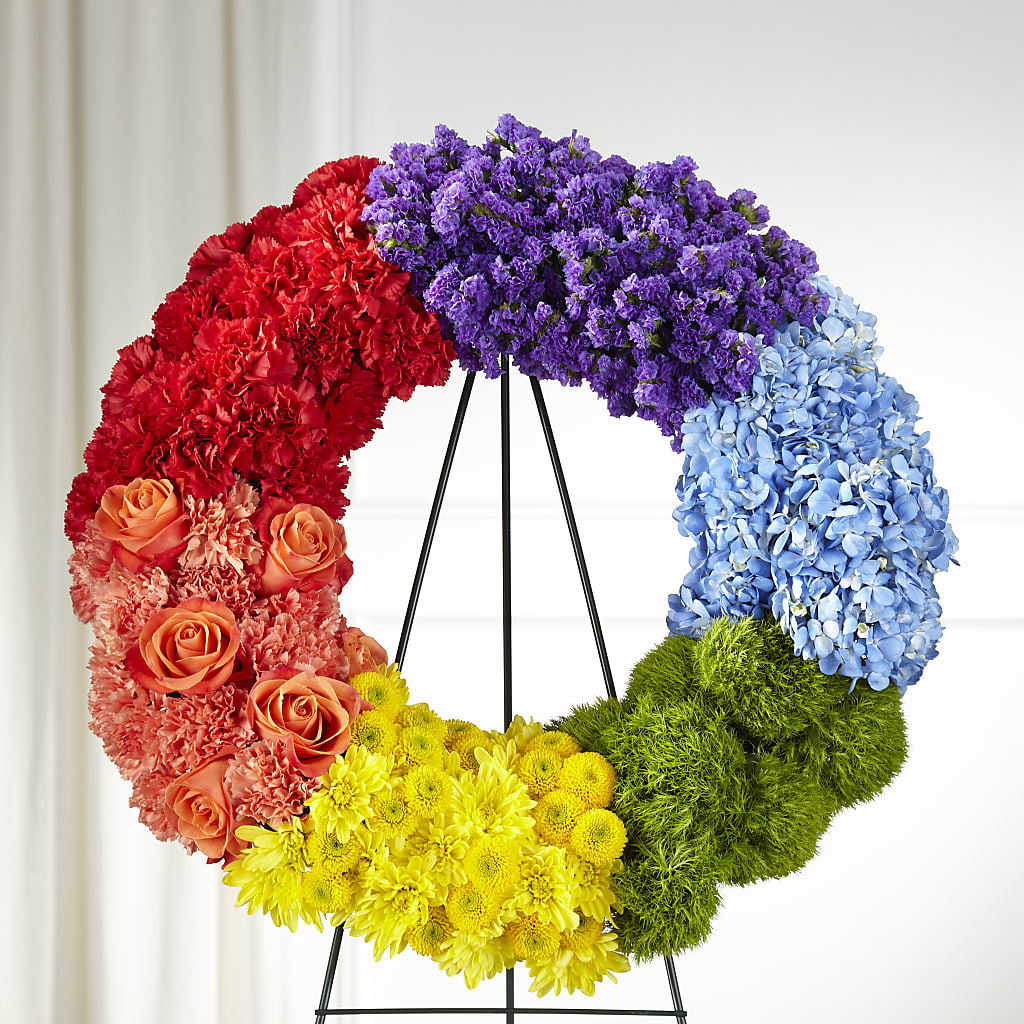 Circle of Love Wreath – A Miracle Florist, Oxnard CA