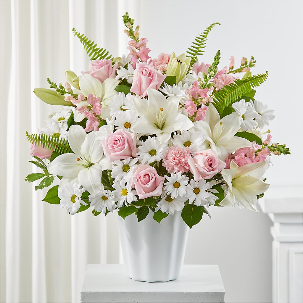 Soft Touch Tabletop Basket – A Miracle Florist, Oxnard CA