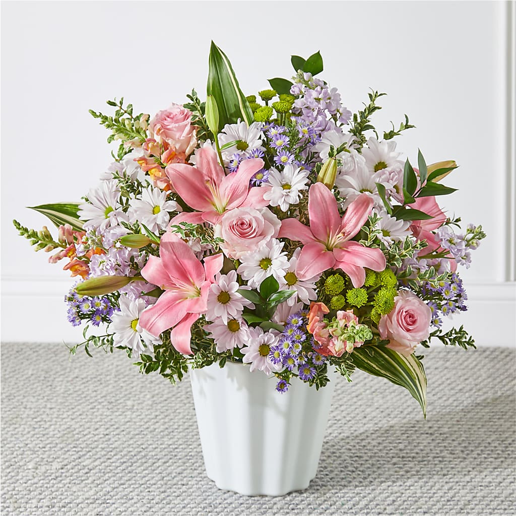 Abundant Compassion Floor Basket – A Miracle Florist, Oxnard CA