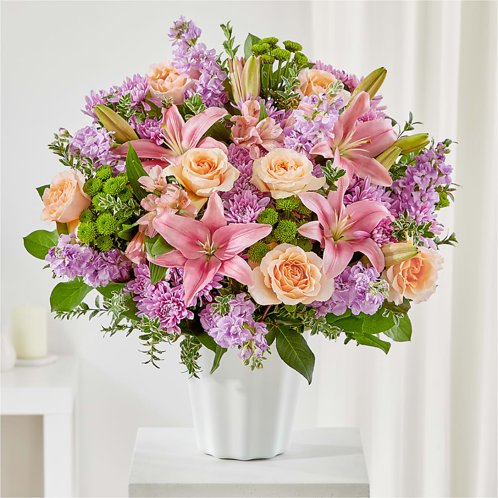 Supportive Embrace Tabletop Basket – A Miracle Florist, Oxnard CA