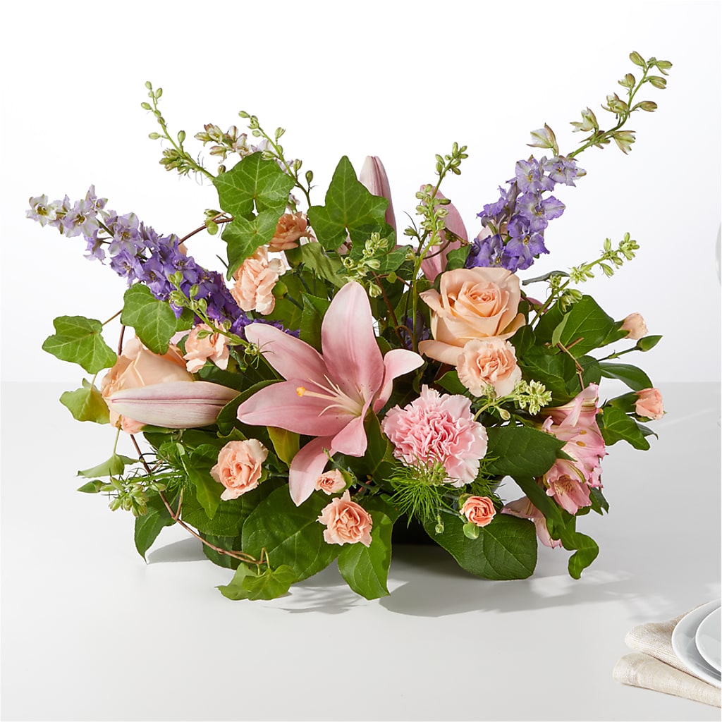 Blossom Time Centerpiece – A Miracle Florist, Oxnard CA