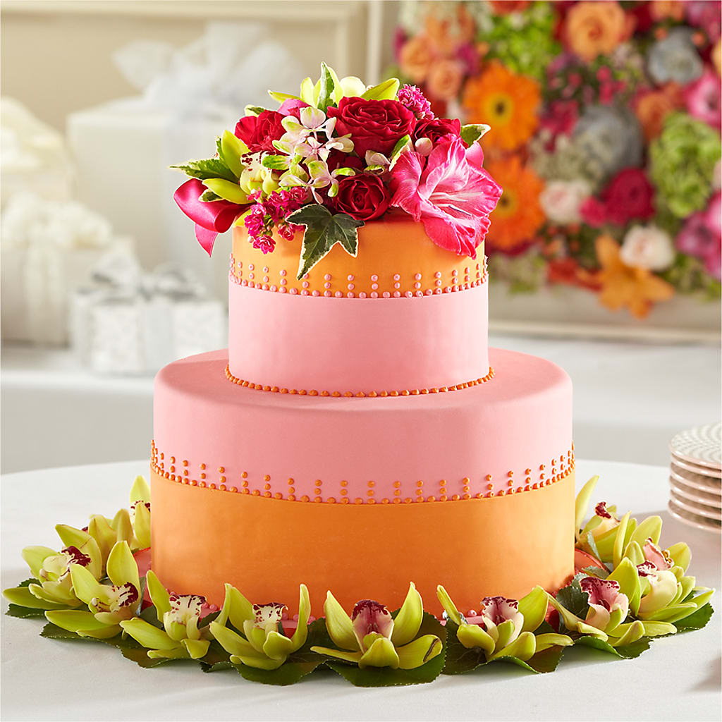Sweet Citrus Cake Decor – A Miracle Florist, Oxnard CA