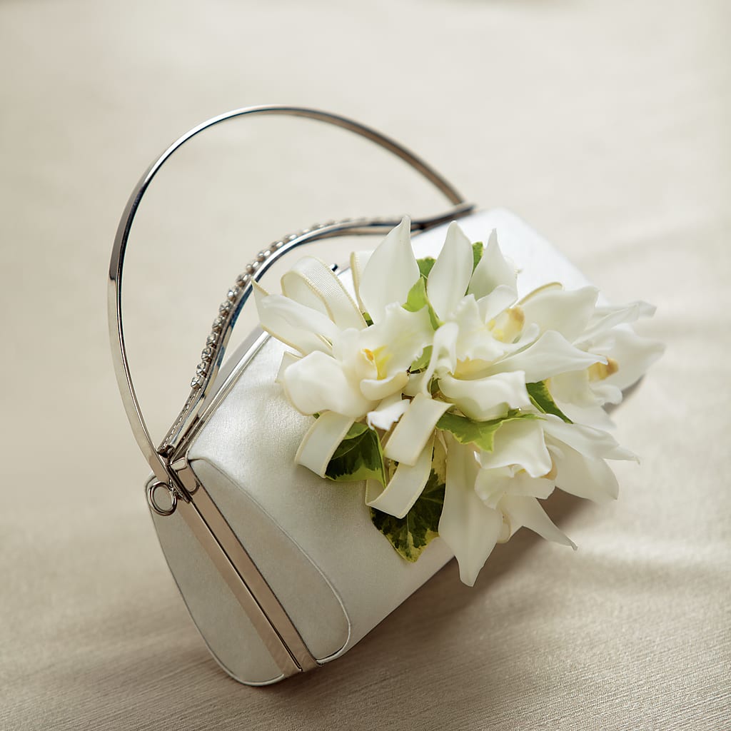 White Purse Decor – A Miracle Florist, Oxnard CA