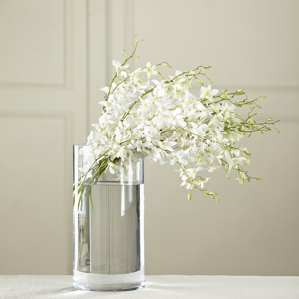 White Dendrobium Bouquet – A Miracle Florist, Oxnard CA