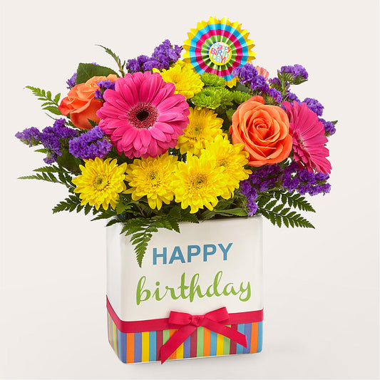 Birthday Brights Bouquet –  A Miracle Florist, Oxnard CA