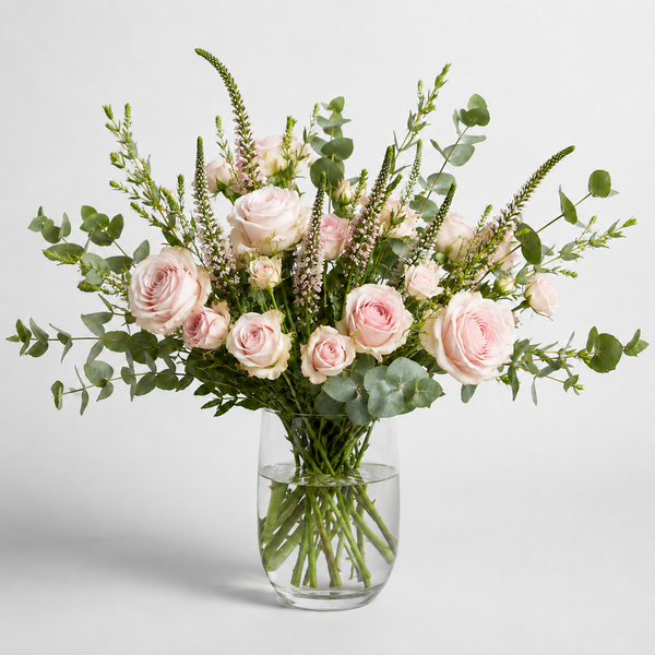 Blush Spray Rose & Veronica –  A Miracle Florist, Oxnard CA