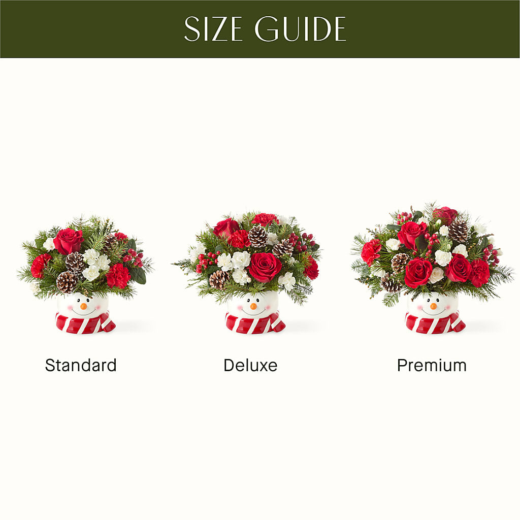 Jolly Snowman Bouquet –  A Miracle Florist, Oxnard CA