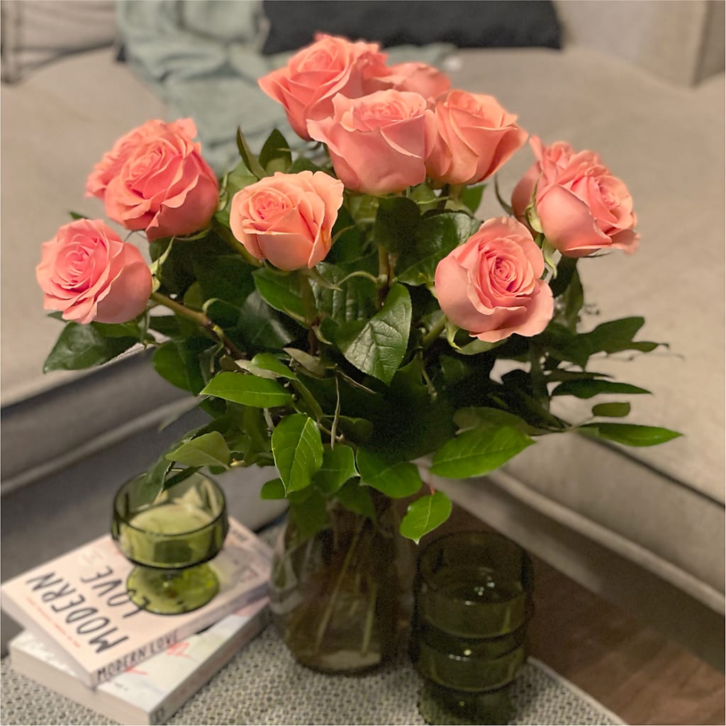 Long Stem Pink Rose Bouquet –  A Miracle Florist, Oxnard CA