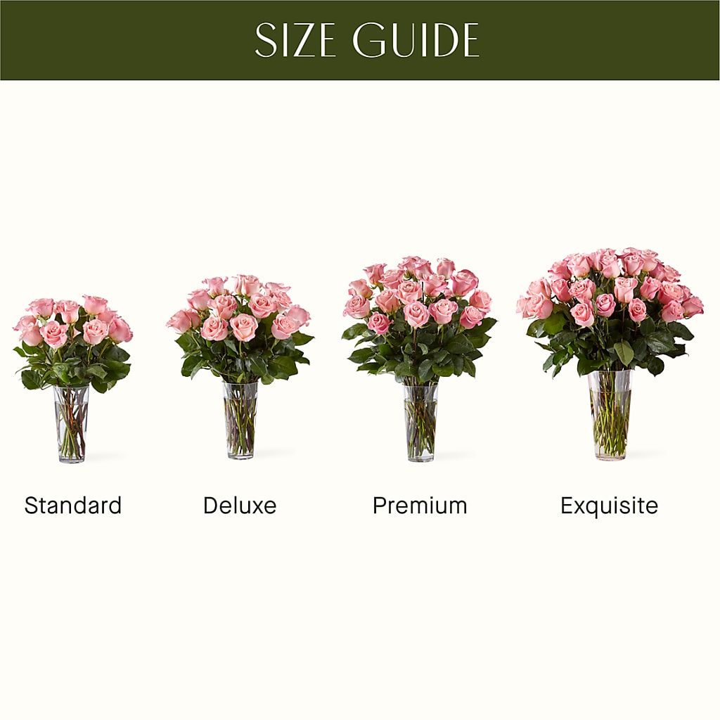 Long Stem Pink Rose Bouquet –  A Miracle Florist, Oxnard CA