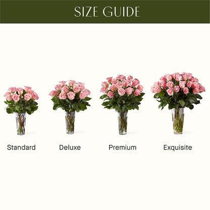 Long Stem Pink Rose Bouquet –  A Miracle Florist, Oxnard CA