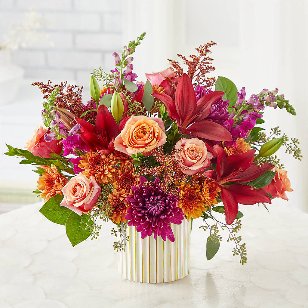 Burgundy Landscape Bouquet –  A Miracle Florist, Oxnard CA
