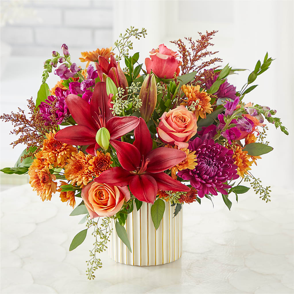 Burgundy Landscape Bouquet –  A Miracle Florist, Oxnard CA