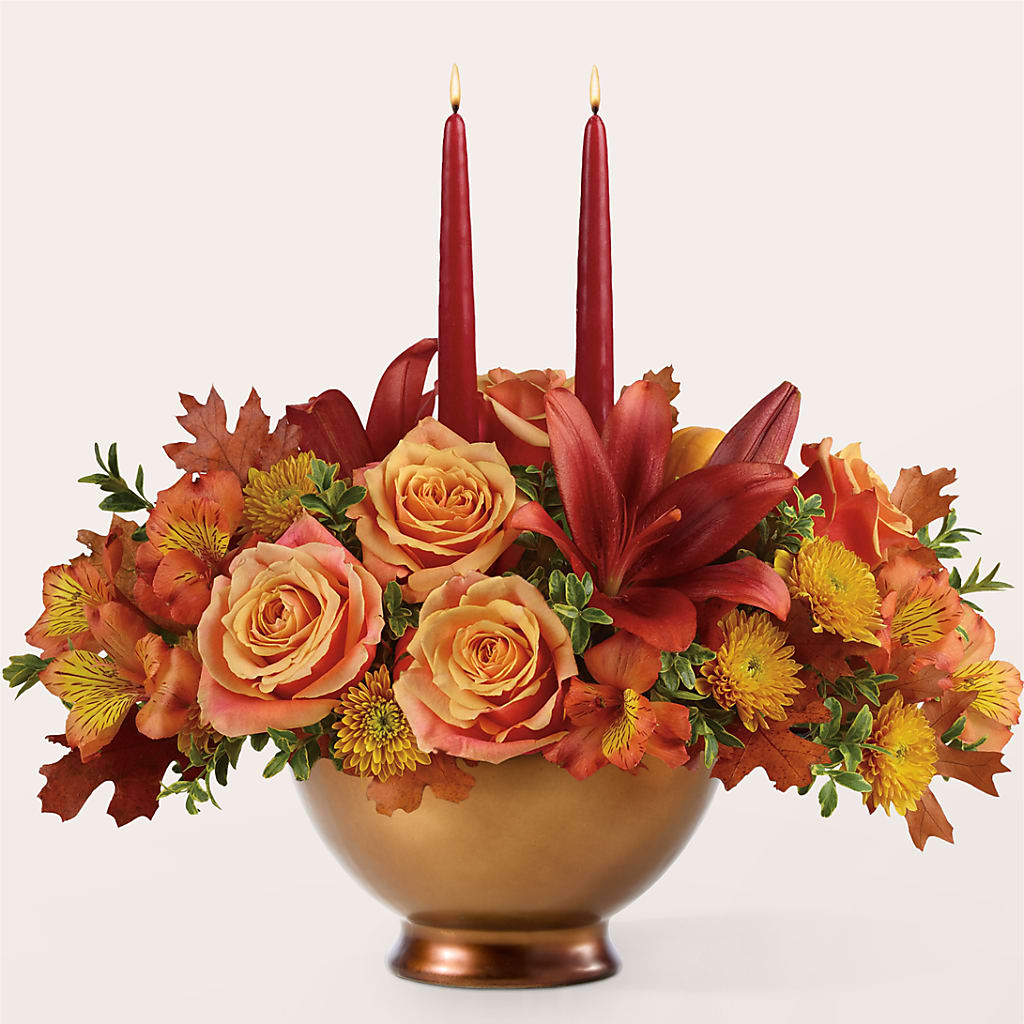 Harvest Table Centerpiece –  A Miracle Florist, Oxnard CA