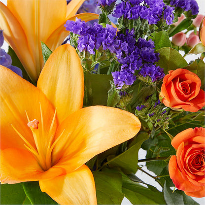 Radiant Citrus Bouquet –  A Miracle Florist, Oxnard CA