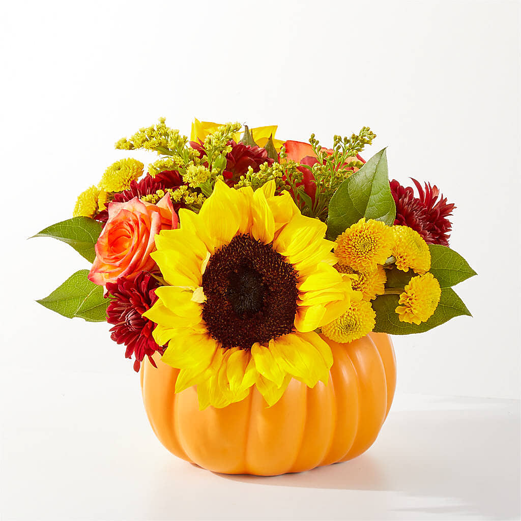 Golden Gourd Pumpkin Bouquet –  A Miracle Florist, Oxnard CA