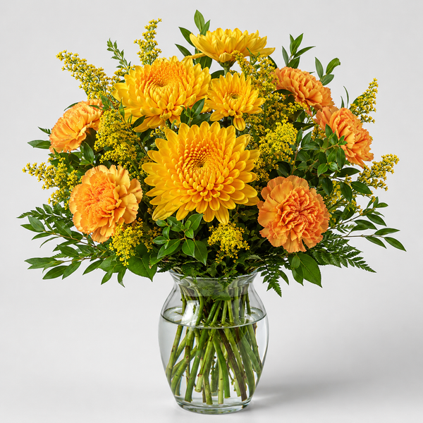 Golden Chrysanthemum –  A Miracle Florist, Oxnard CA