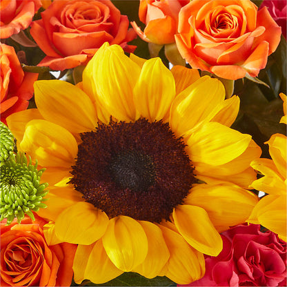 Sun-drenched Blooms Box Bouquet –  A Miracle Florist, Oxnard CA