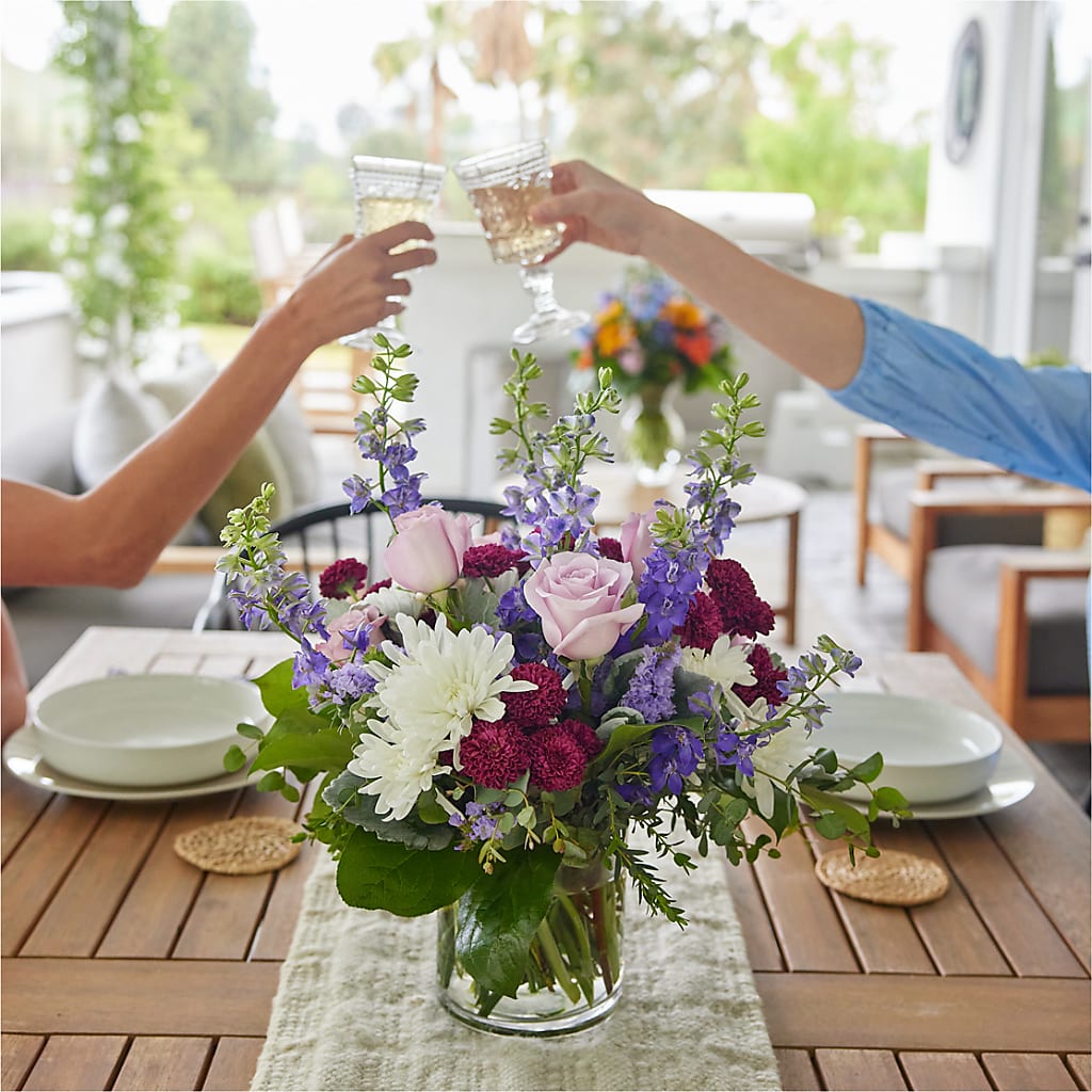 Violet Frost Bouquet –  A Miracle Florist, Oxnard CA