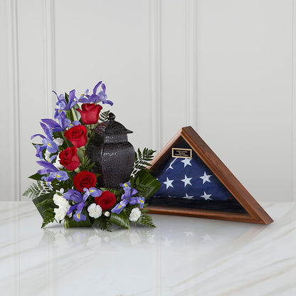 Patriotic Tribute Arrangement –  A Miracle Florist, Oxnard CA