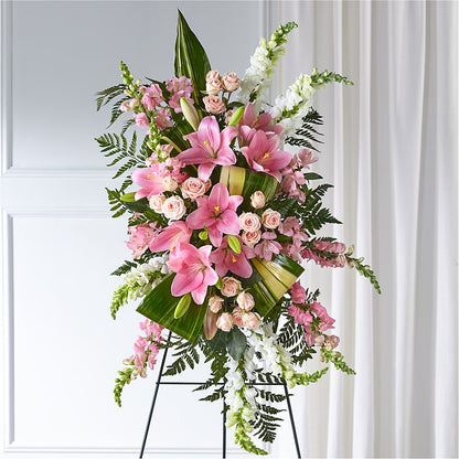 Elegant Embrace Standing Spray –  A Miracle Florist, Oxnard CA