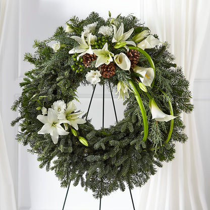 Greens of Hope Wreath –  A Miracle Florist, Oxnard CA