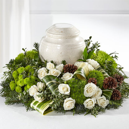 Precious Evergreen Cremation Adornment –  A Miracle Florist, Oxnard CA