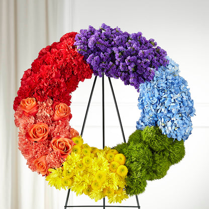 Circle of Love Wreath –  A Miracle Florist, Oxnard CA