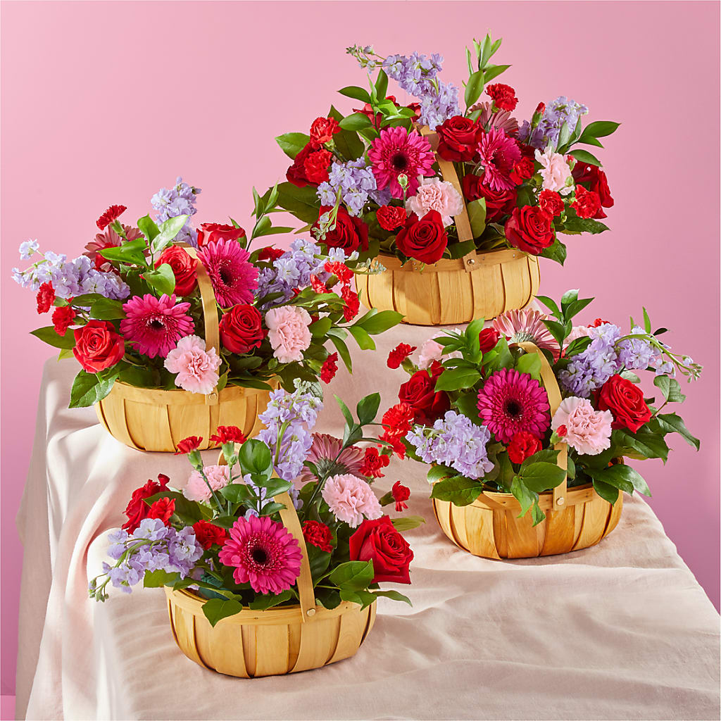 Pink Picnic Basket –  A Miracle Florist, Oxnard CA