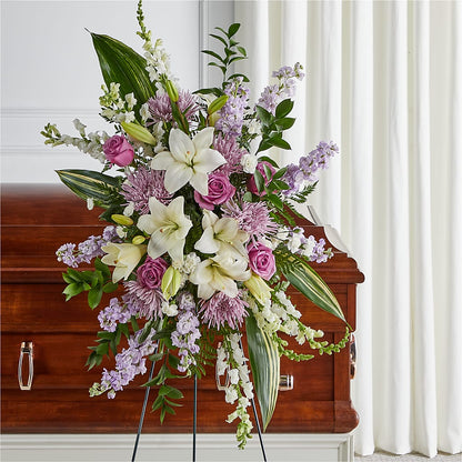 Grateful Hearts Standing Spray –  A Miracle Florist, Oxnard CA