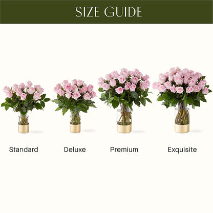Picture Perfect Pink Rose Bouquet –  A Miracle Florist, Oxnard CA