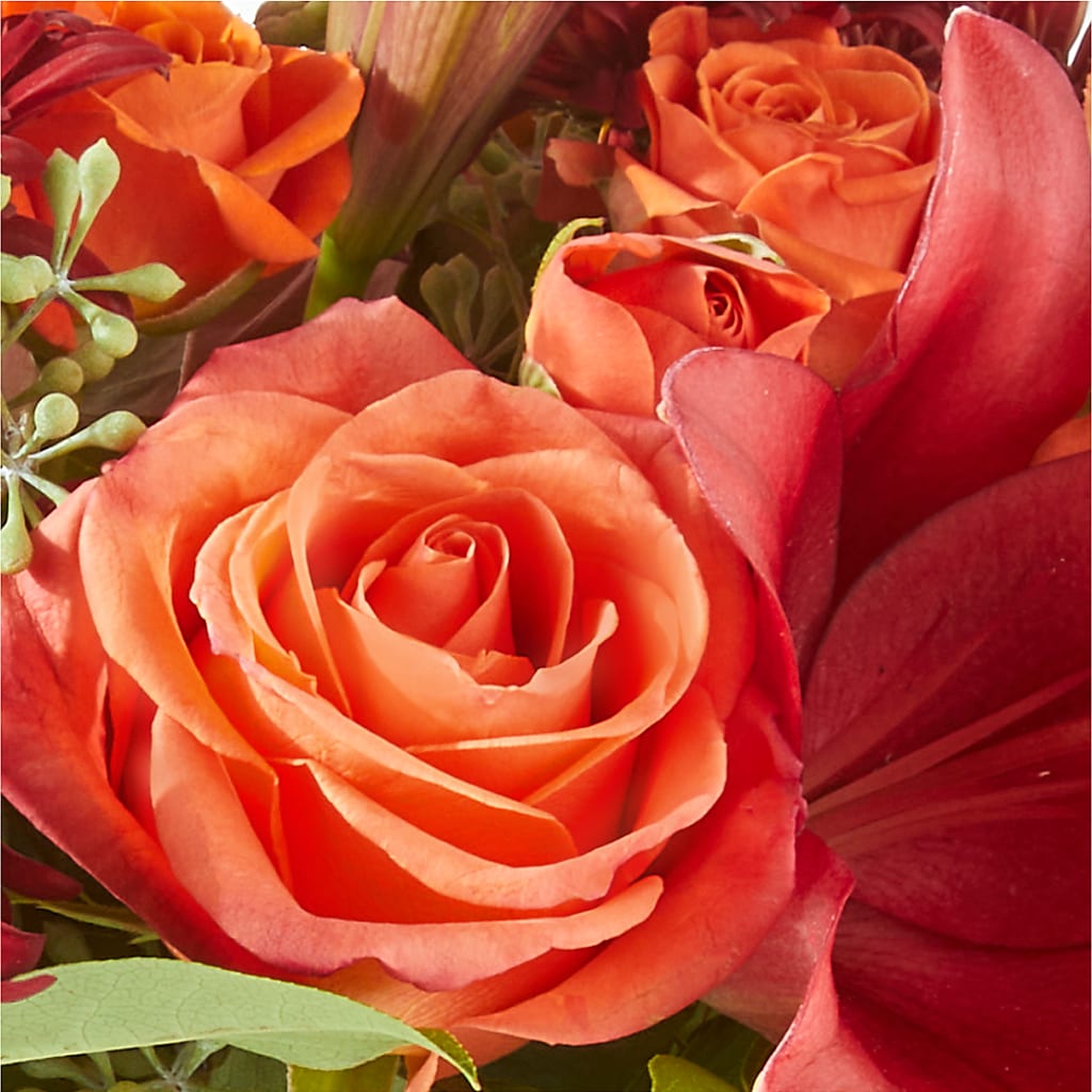 Crimson Leaves Bouquet –  A Miracle Florist, Oxnard CA