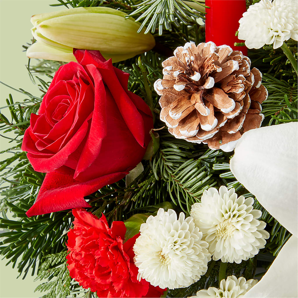 Seasonal Festivities Centerpiece –  A Miracle Florist, Oxnard CA