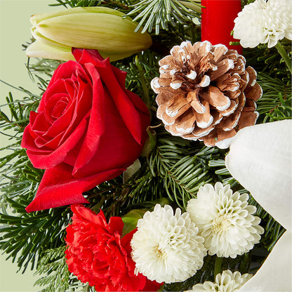 Seasonal Festivities Centerpiece –  A Miracle Florist, Oxnard CA