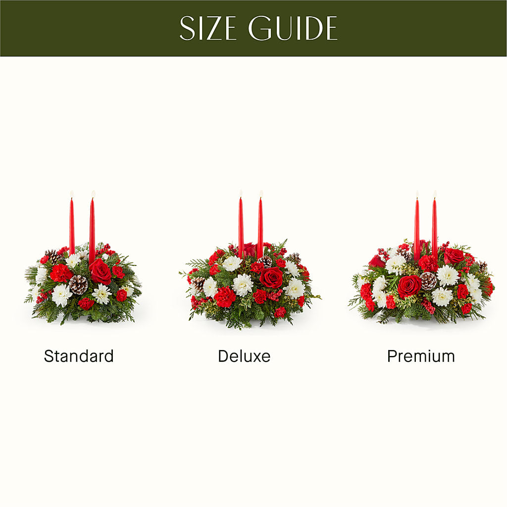 Holiday Soiree Centerpiece –  A Miracle Florist, Oxnard CA