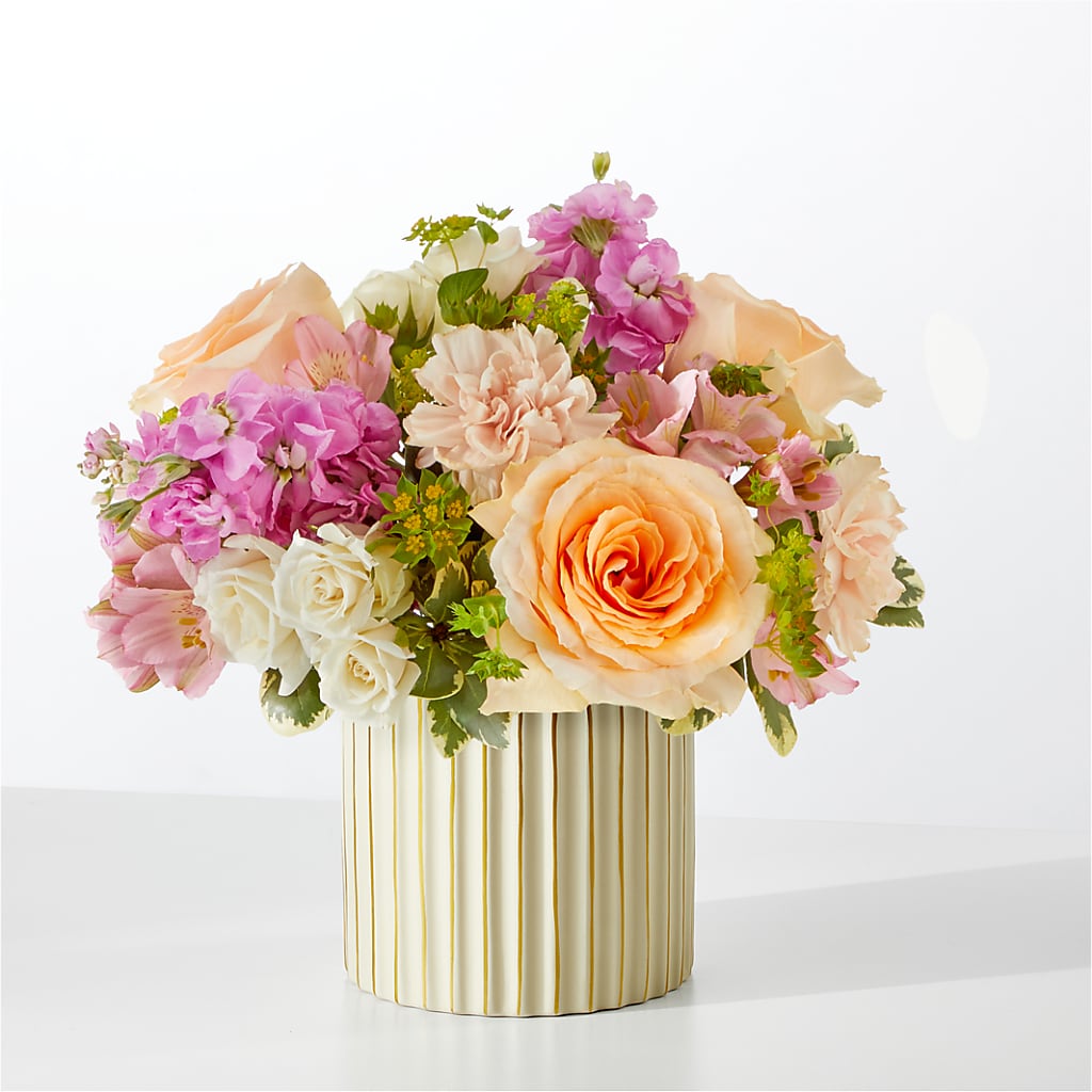 Paradise Bouquet with Ivory Vase –  A Miracle Florist, Oxnard CA