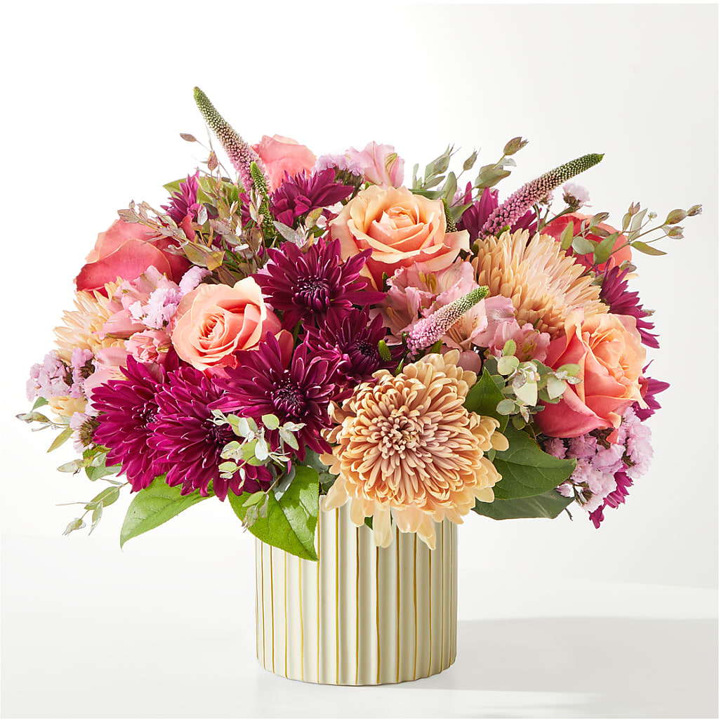 Berry Cobbler Bouquet with Ivory Vase –  A Miracle Florist, Oxnard CA