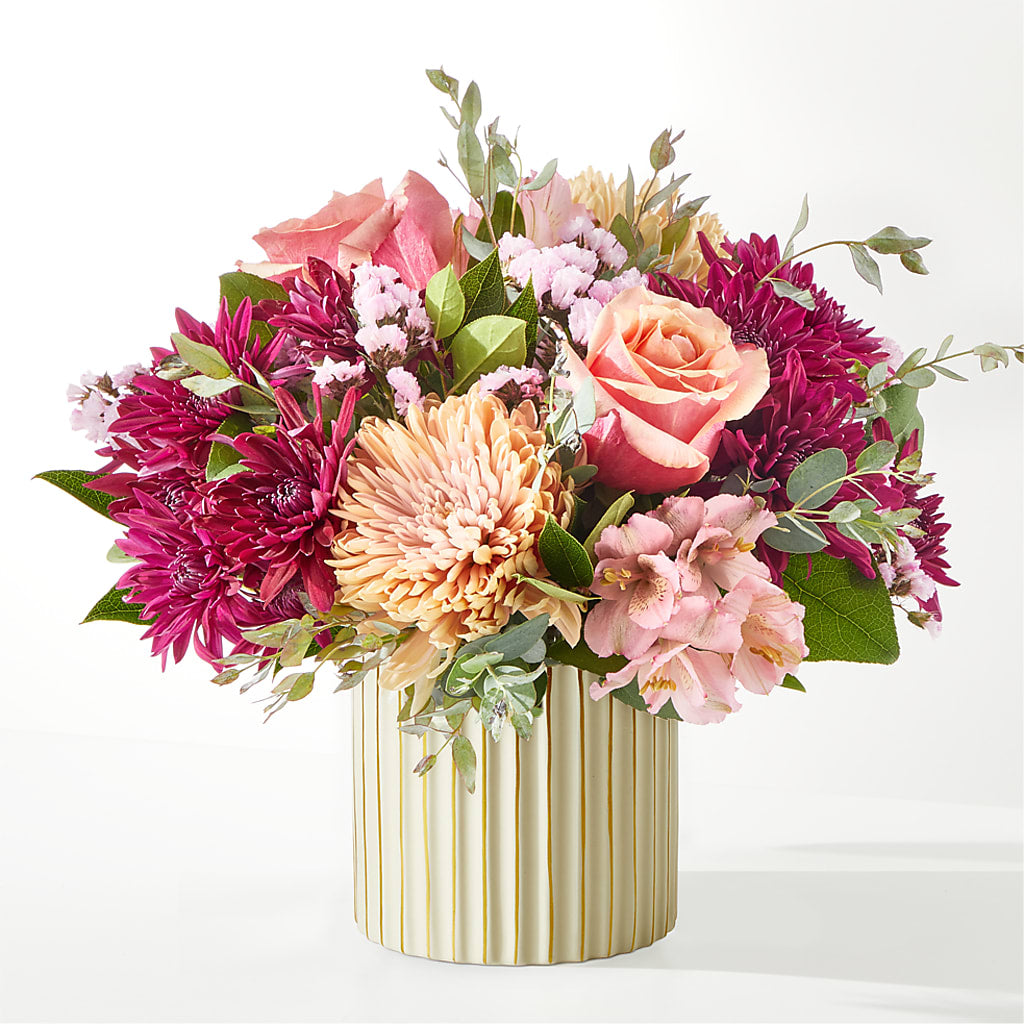Berry Cobbler Bouquet with Ivory Vase –  A Miracle Florist, Oxnard CA