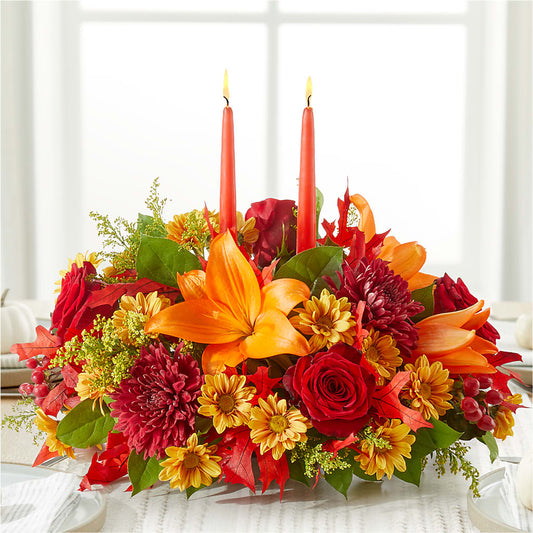 Autumn's Embrace Centerpiece –  A Miracle Florist, Oxnard CA