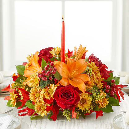 Autumn's Embrace Centerpiece –  A Miracle Florist, Oxnard CA