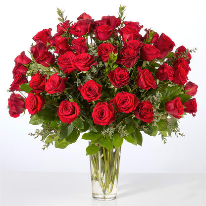 Forever Yours Fifty Stem Red Rose Bouquet –  A Miracle Florist, Oxnard CA