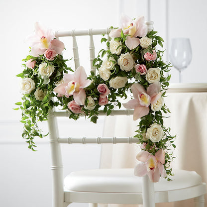 Orchid Rose Chair Décor –  A Miracle Florist, Oxnard CA